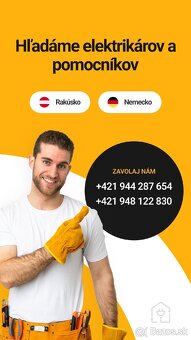 Elektrikári Nemecko - nástupy od 2.6 - 2