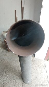 Koleno na komín + predlžovák 17,5 cm a 18 cm
- 2