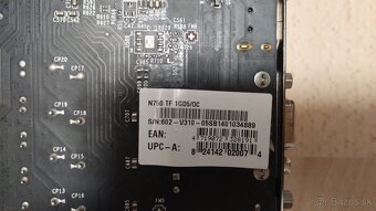 Predám grafickú kartu NVIDIA GeForce GTX 750 - 2