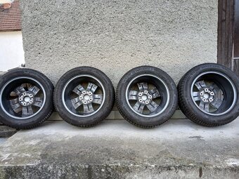 Disky 5x114,3 s celoročnými pneumatikami 205/55 R16 - 2