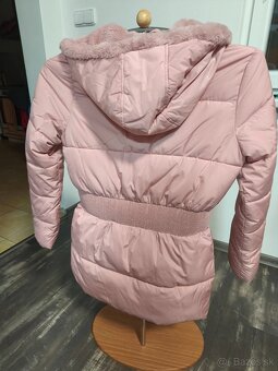 Zimná dievčenská vetrovka - ružová - 2