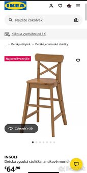 Detska drevena stolicka - 2