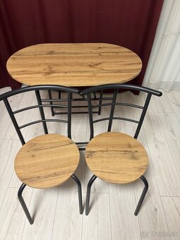 Stol a 2 stolicky Jysk Gadstrup - 2