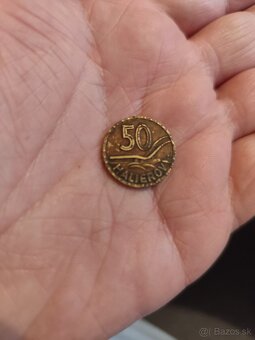 50halierov 1940 Skúška iný kov aj vaha - 2