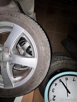 Predám kolesa + pneu letné 205 55 r16 - 2