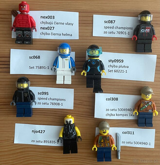 predám rôzne LEGO minifigúrky - 2