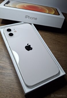 Iphone 12 White 64GB NOVA BAT.100% TOP STAV - 2