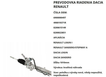 Nové-riadenie na Dacia/Renault - 2