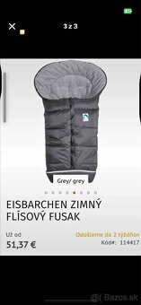 Zimný fusák do športového kočíka - 2