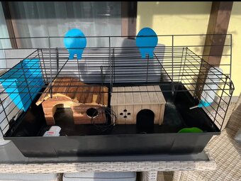 Predám krásnu a plne vybavenú klietku - v dobrom stave 🐰🐹 - 2
