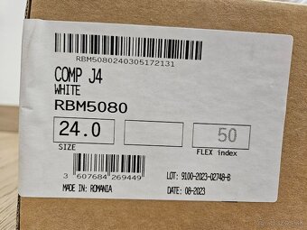 2025 Biele Detské Dievčenské Lyžiarky Rossignol COMP 4 - 2