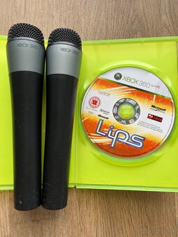 Mikrofóny 2x, Karaoke hra Lips Xbox 360 - 2