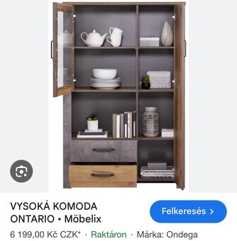 Ondega komoda/vitrína - 2