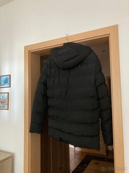 Pánska zimná bunda čierna - 2
