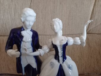 Soska parik Royal dux cobalt - 2