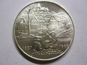 Strieborná 500 Kčs 1987 Lada - TOP stav - 2