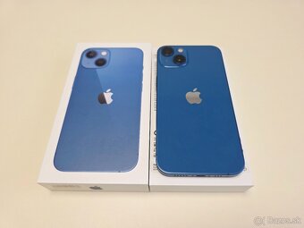 APPLE IPHONE 13 128GB BLUE TOP STAV BATERKA 100% TOP STAV - 2