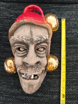 Keramické maska s pálenej hliny - 2