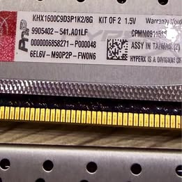 3x 4 GB RAM Kingston HyperX - 2