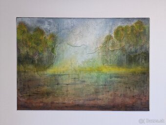 Abstraktný obraz 100x70 cm Y - 2