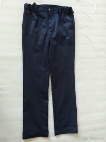 Oblek tm. modrý c. 140 - 2