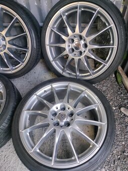 4ks alu disky orig. Ronal 5x112 R19 pneu 225/35 ZR 19 - 2