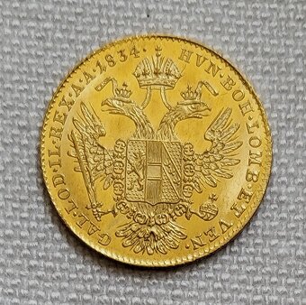Zlatý dukát Františka I., 1834A, TOP stav - 2