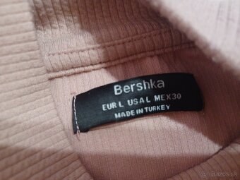 Ružový pulóver s perličkami, Bershka - 2
