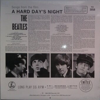 LP platňa BEATLES - A hards days night - 2