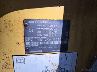 KOMATSU PC78 - nové pásy - 2