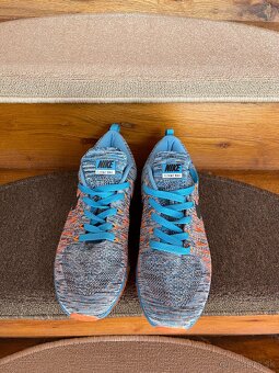 Nike Air Max Flyknit - veľkosť 39 - modro/oranžové - 2