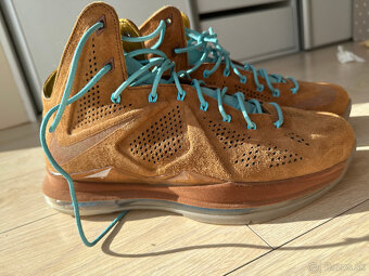 Nike Lebron 10 EXT Hazelnut Brown Suede (Velkost 41) - 2