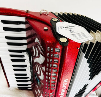 Predám akordeón Weltmeister-Fröhlich Handel 72 basový - kval - 2