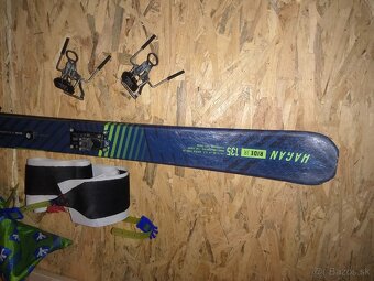 Predám detské skialpové lyže vrátane stúpacích pásov - 2