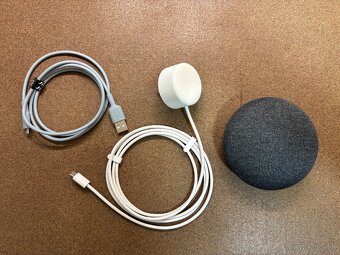 Hlasový asistent Google Mini, antracit, gen 1 - 2
