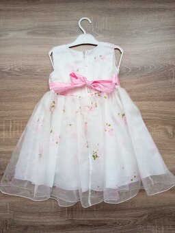 Biele šaty - veľ. 104 - 2