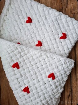 Puffy deka srdiečková - 2