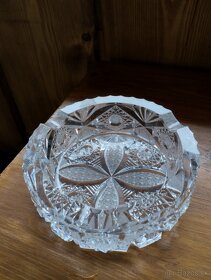 Popolník miska  krištáľ - 2