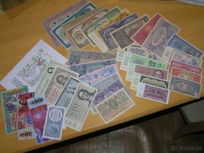 RU,ČSSR , ČSR- nevydanné bankovky , návrhy oboustranná kopie - 2