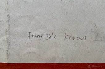 Dievča na pláži - kresba - František Korous - 2