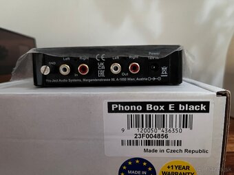 Pro-Ject Phono Box E vo folii ako nový čierny záruka - 2