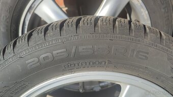 Alu disky 16x6,5J R16 + zimné kolesá - 2