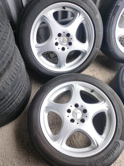 4ks alu disky orig. MB 5x112 R18 pneu 245/45 r18 - 2