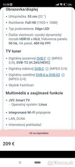 Predám hráči monitor JVC - 2