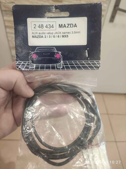 248434 AUX audio vstup JACK - MAZDA 2 / 3 / 5 / 6 / MX5 - 2