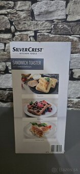 Nový Sendvičovač/toustovač 3v1 Silvercrest 750W - 2