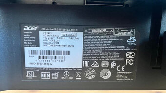 Acer Nitro VG240Ybmiix, 24" Monitor - 2