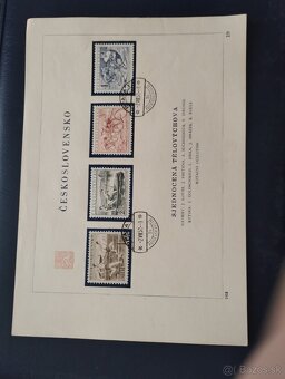Poštovné známky Československo r.1952 - 2
