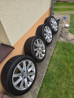 ✅Hliníkové disky 5x112 225/45 R17 + letné pneumatiky - 2