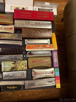 Predám zbierka ústna harmoníka HOHNER okolo 70ks. - 2
